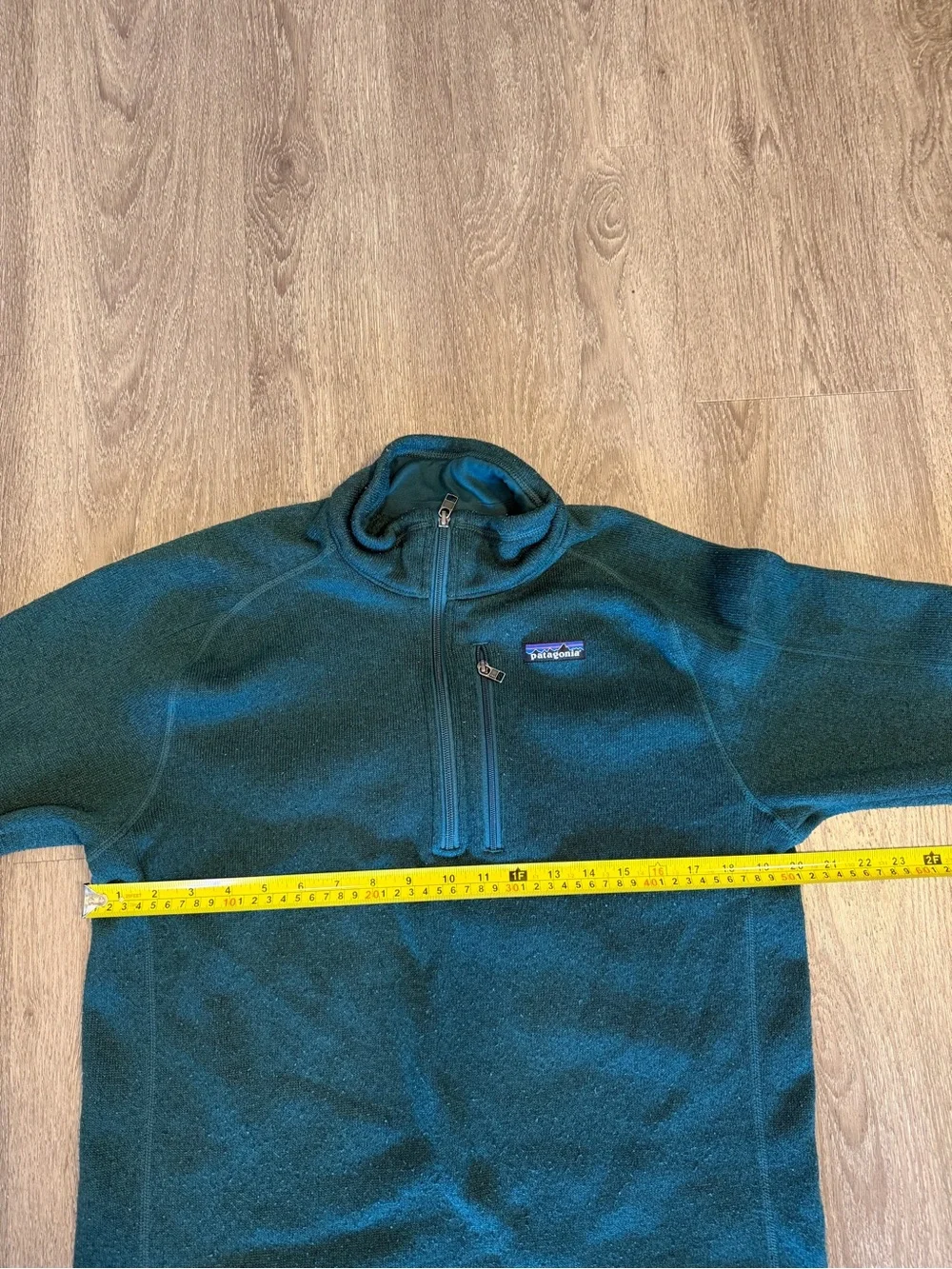 Patagonia Better Sweater Fleece 1/4 Zip Men’s Medium Green Pullover 25618 Hiking